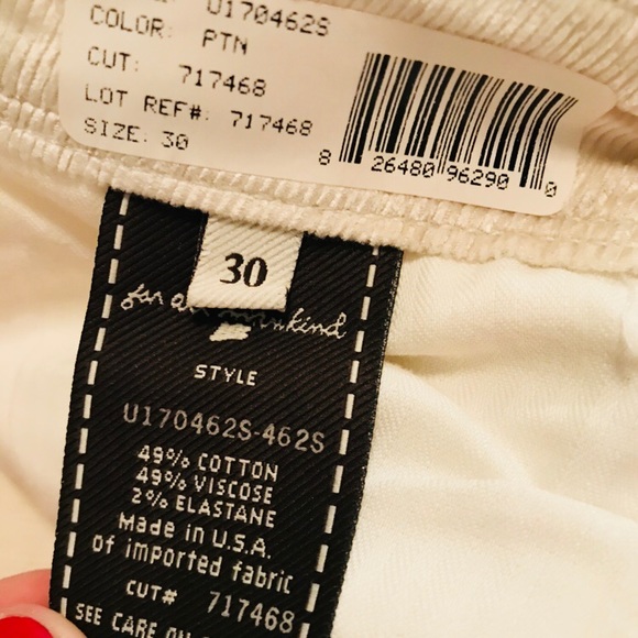 HP 7 FOR ALL MANKIND PEARL FLYNT CORDUROY PANTS - Picture 6 of 6